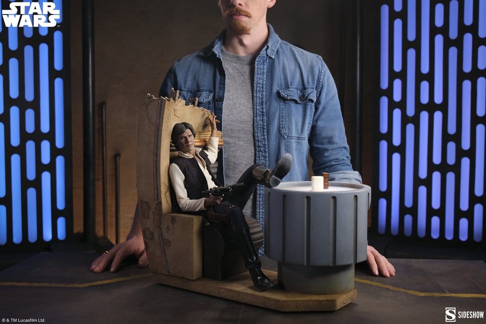 Star Wars Episode IV Mixed Media statuette Premium Format Han Solo: Sorry About the Mess 32 cm