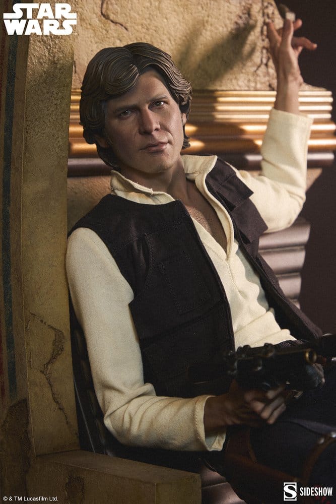 Star Wars Episode IV Mixed Media statuette Premium Format Han Solo: Sorry About the Mess 32 cm