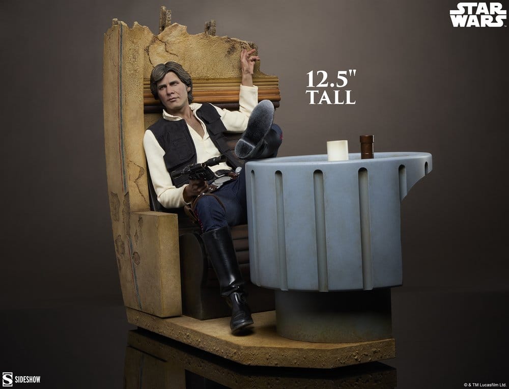 Star Wars Episode IV Mixed Media statuette Premium Format Han Solo: Sorry About the Mess 32 cm