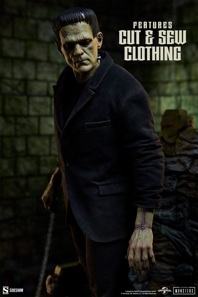 Frankenstein statuette Premium Format Mixed Media Frankenstein (Fabric Costume) 57 cm
