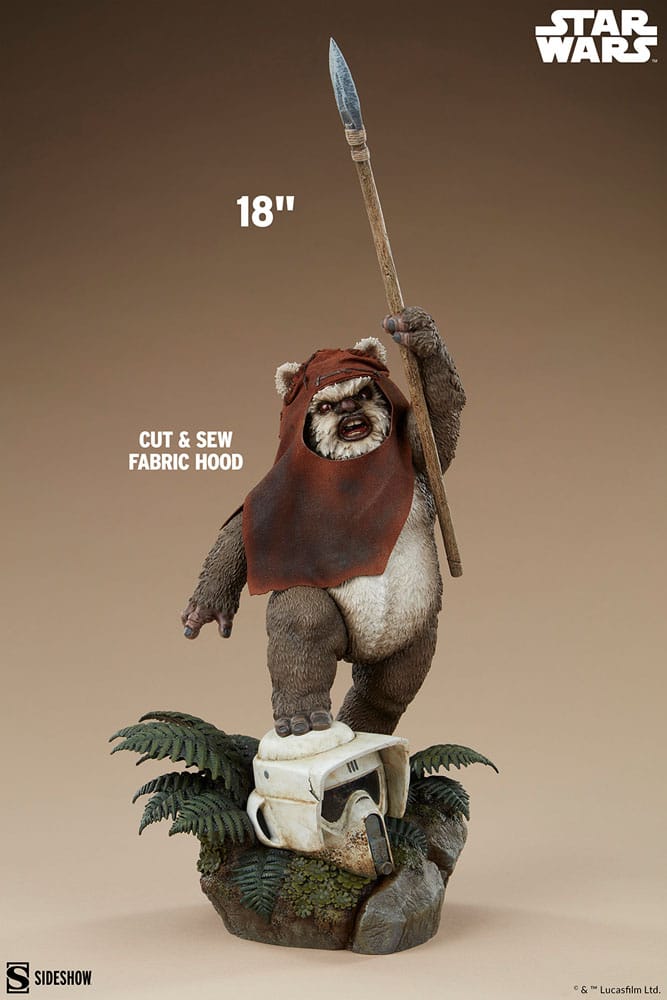 Star Wars, épisode VI : Le Retour du Jedi statuette Premium Format Wicket 46 cm