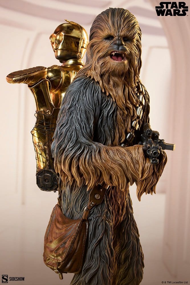 Star Wars statuette Premium Format Chewbacca and C-3PO 63 cm