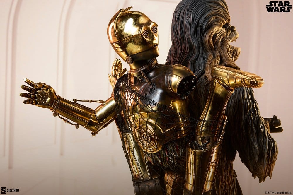 Star Wars statuette Premium Format Chewbacca and C-3PO 63 cm