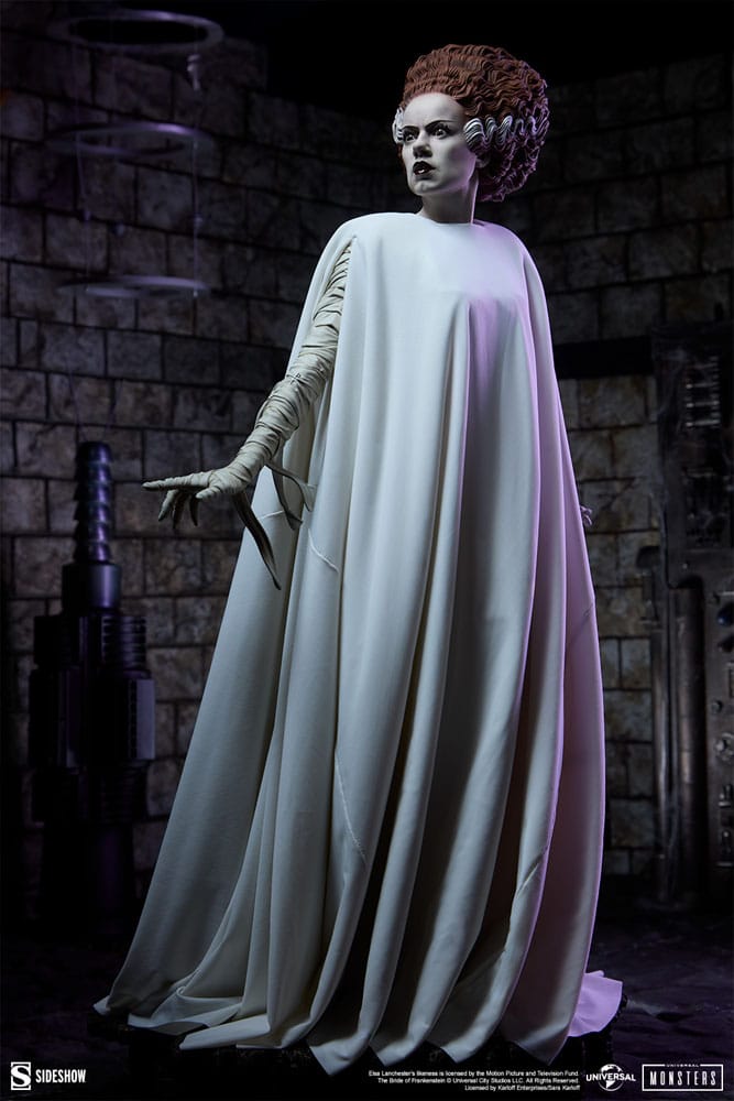 La Fiancée de Frankenstein statuette Premium Format Mixed Media The Bride of Frankenstein (Fabric Costume) 55 cm