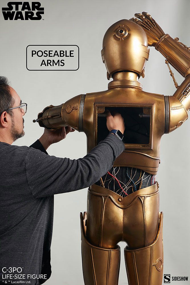 Star Wars statuette 1/1 C-3PO 188 cm
