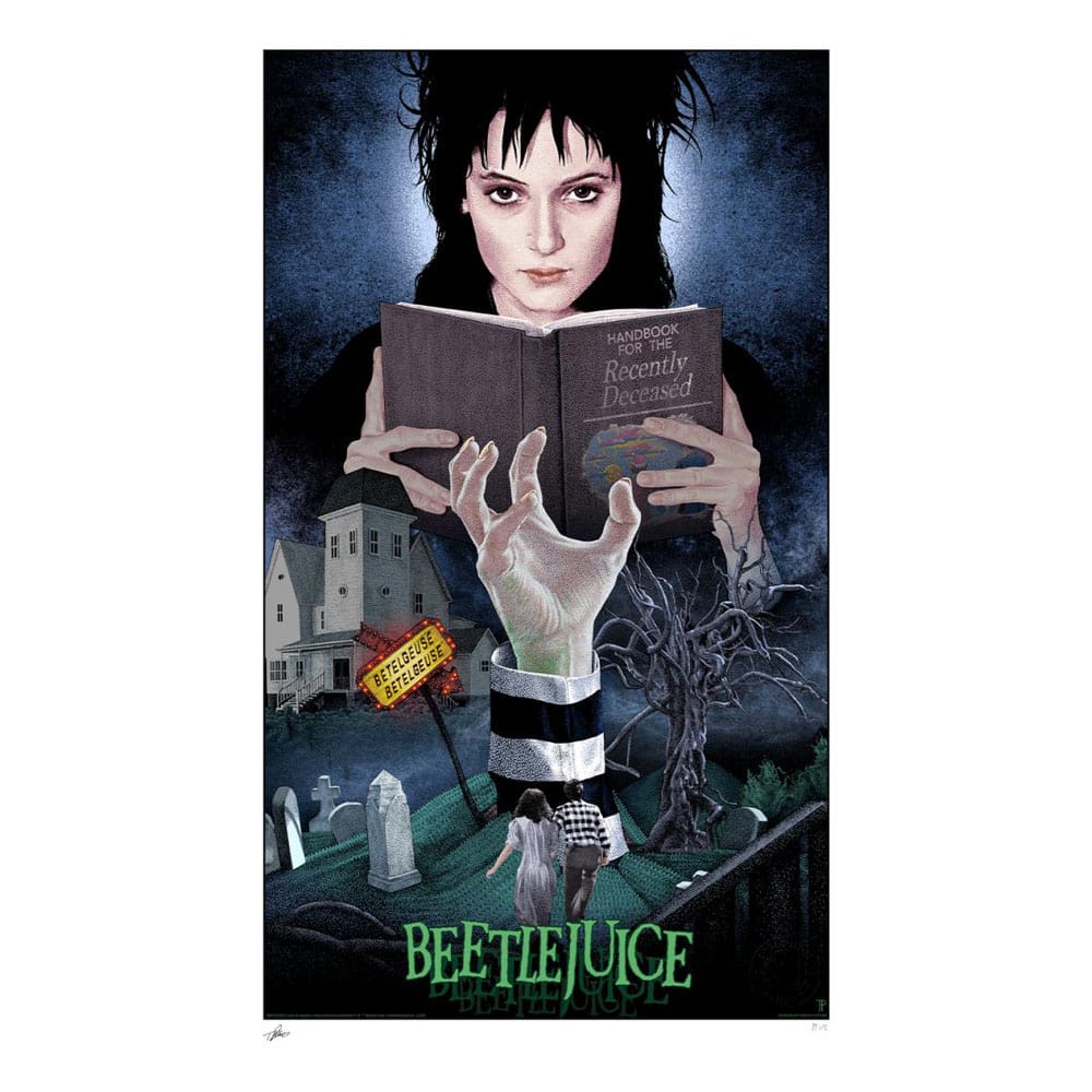 Beetlejuice impression Art Print Beetlejuice, Beetlejuice, Beetlejuice! 41 x 61 cm - non encadrée