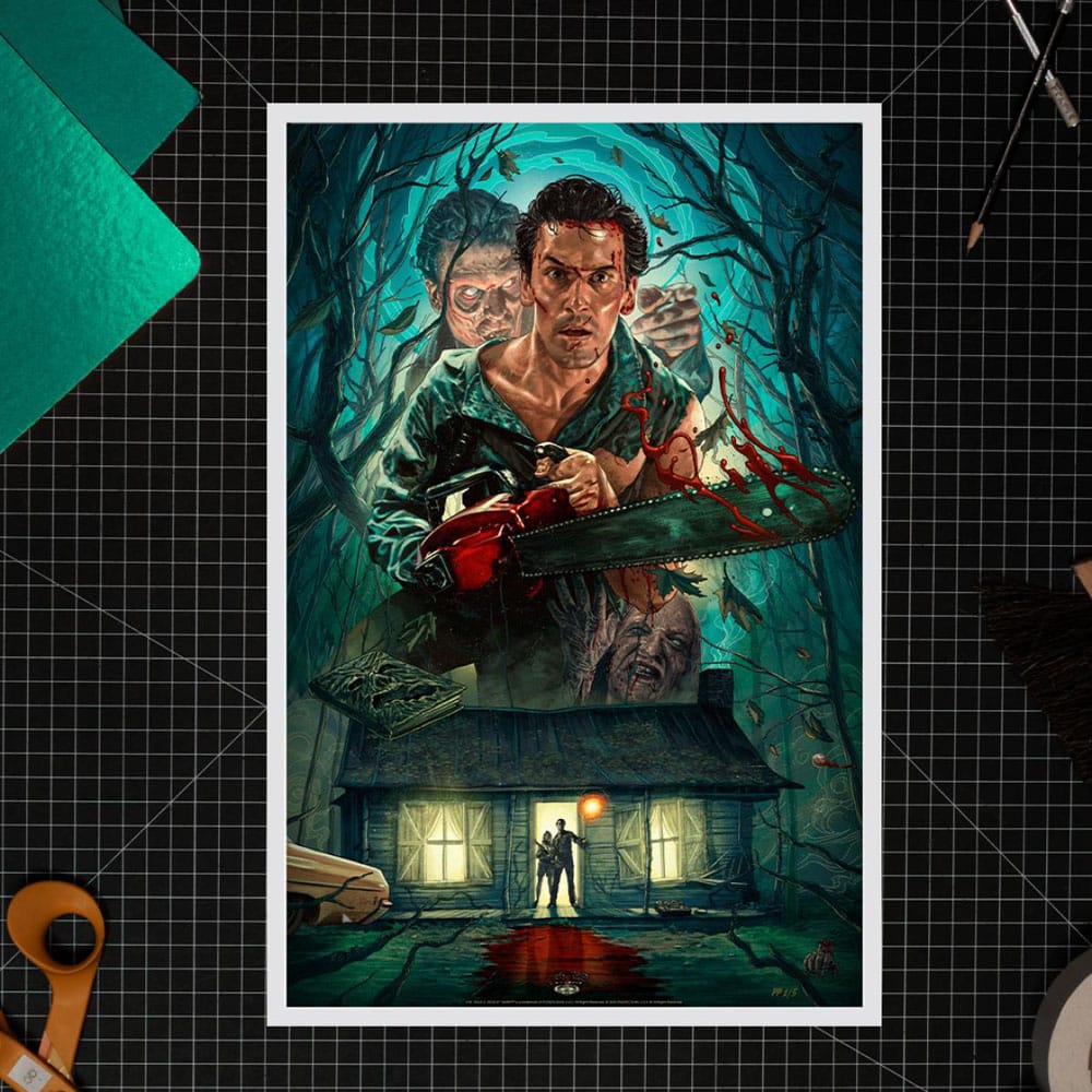 Evil Dead 2 impression Art Print Ash Williams 46 x 61 cm - non encadrée