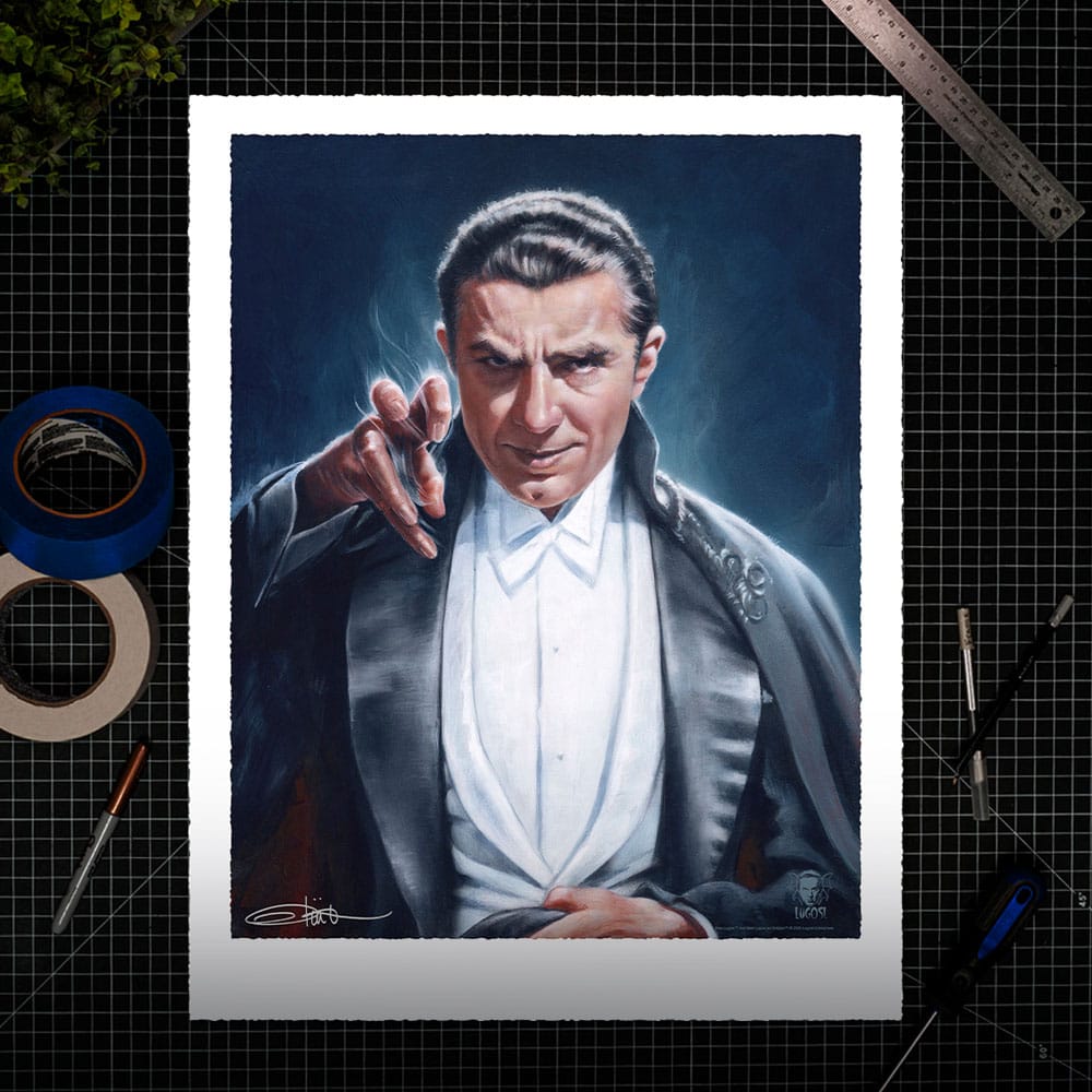 Dracula Art Print Count Dracula by Olivia De Berardinis 56 x 43 cm - non encadrée