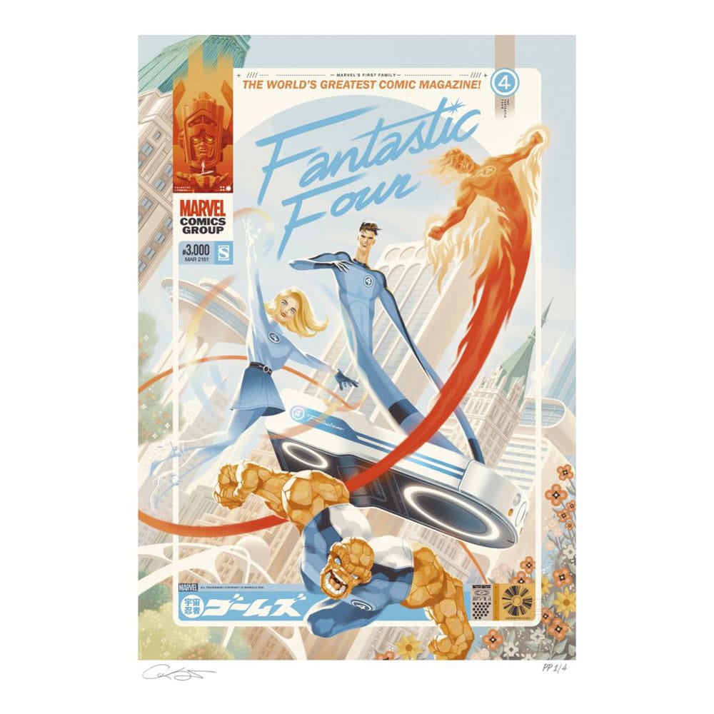 Marvel Fantastic Four #48 impression Art Print Marvel's First Family: The Fantastic Four! 61 x 41 cm - non encadrée