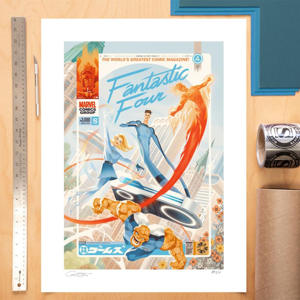 Marvel Fantastic Four #48 impression Art Print Marvel's First Family: The Fantastic Four! 61 x 41 cm - non encadrée