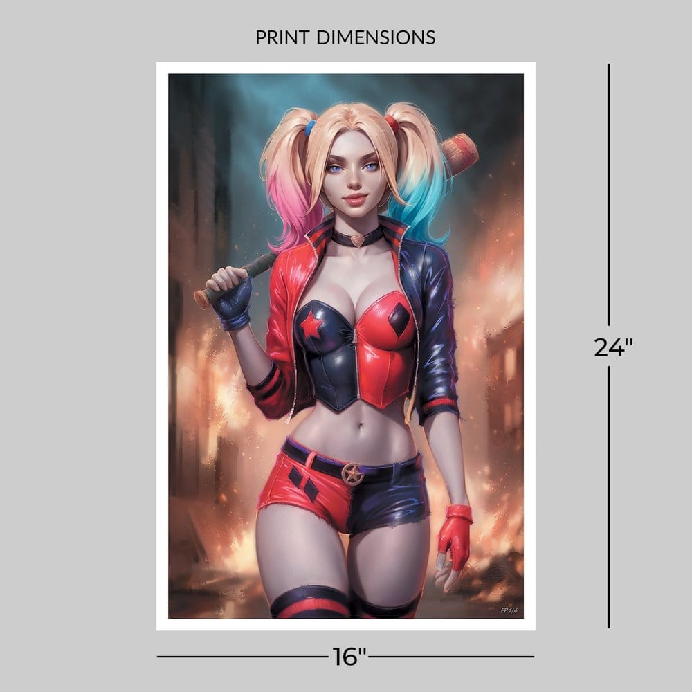 DC Comics impression Art Print Harley Quinn 41 x 61 cm - non encadrée