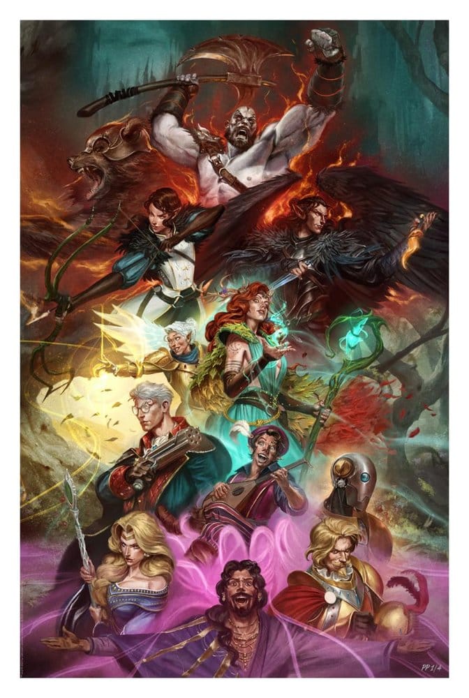 Critical Role impression Art Print Vox Machina 41 x 61 cm - non encadrée