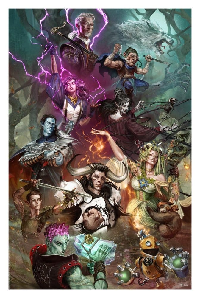 Critical Role impression Art Print Bells Hells 41 x 61 cm - non encadrée