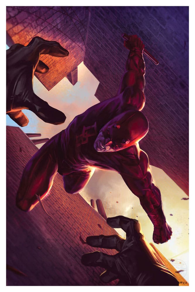 Marvel impression Art Print Daredevil: The Man Without Fear 60 x 41 cm - non encadrée
