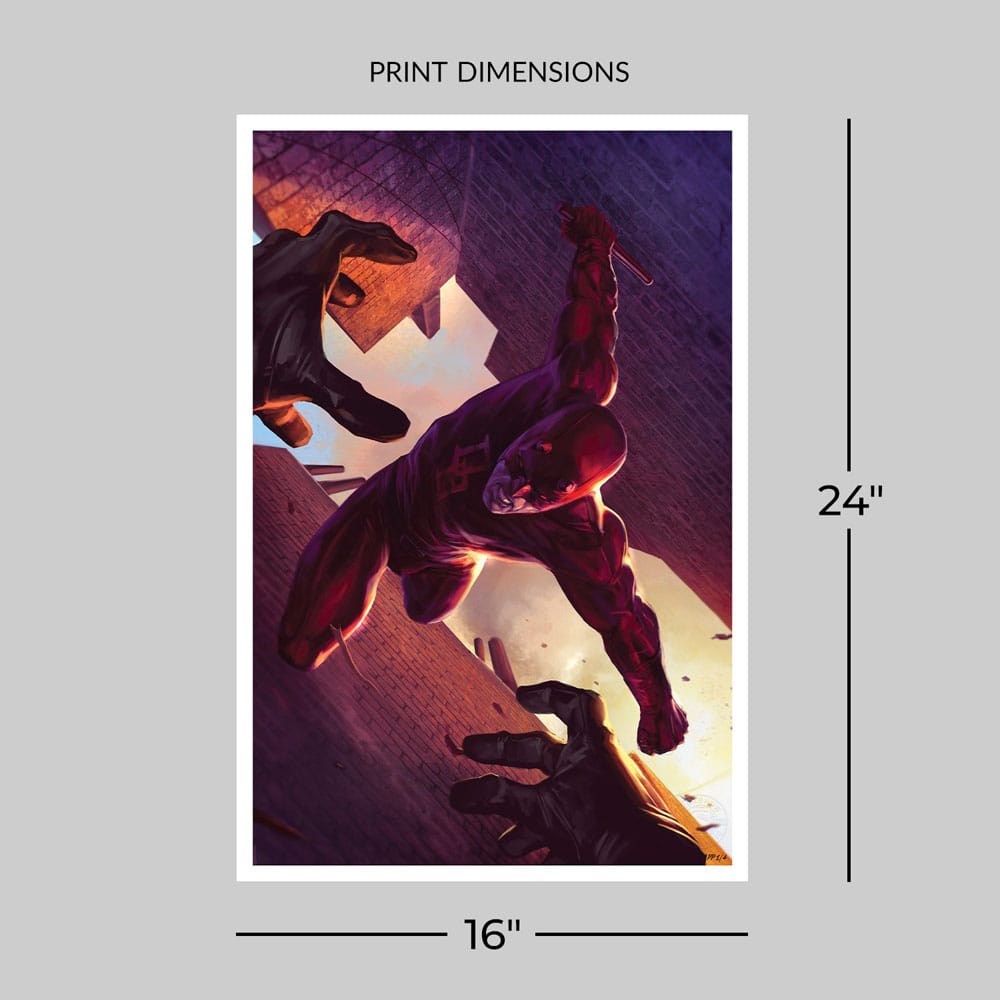 Marvel impression Art Print Daredevil: The Man Without Fear 60 x 41 cm - non encadrée