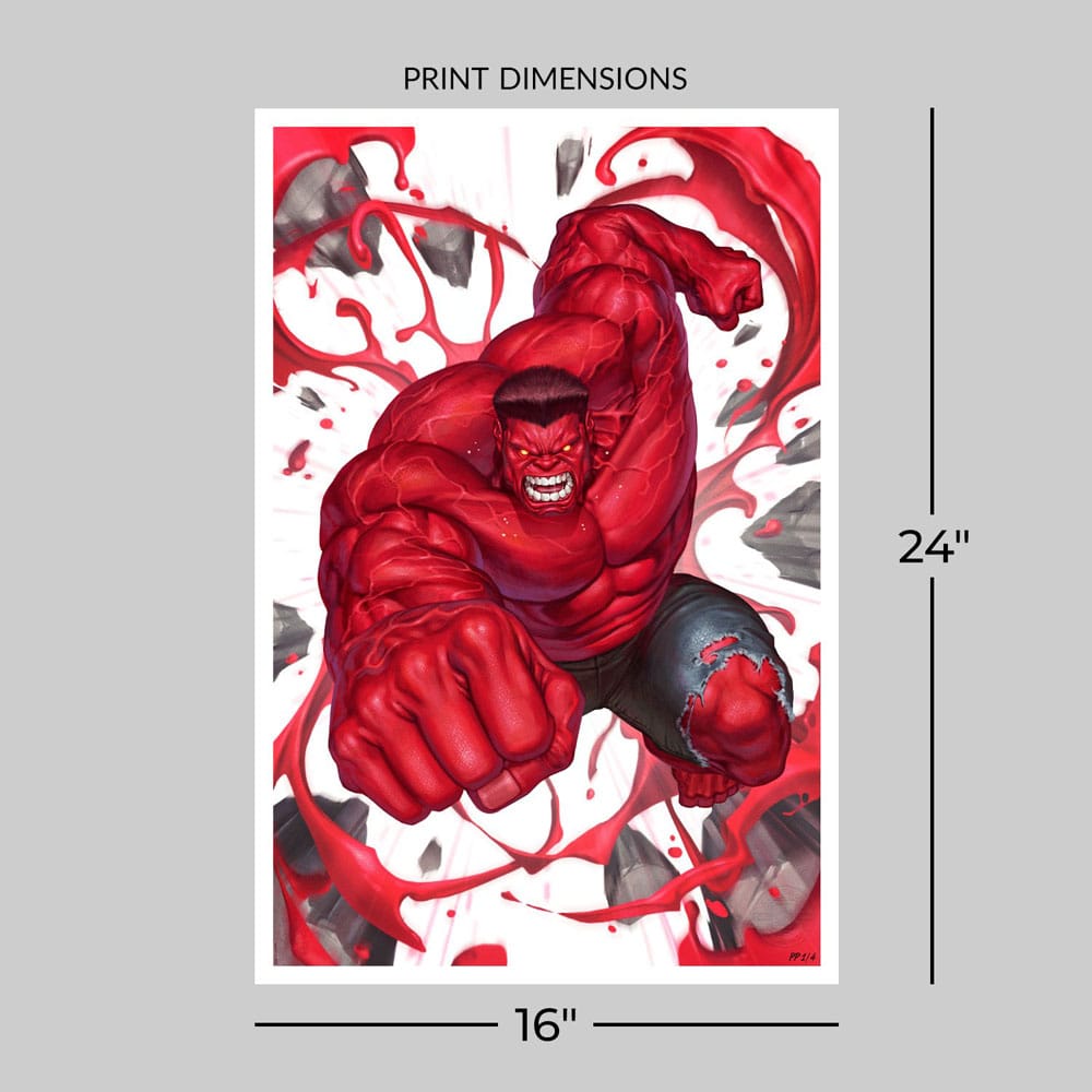 Marvel Red Hulk #1 impression Art Print Red Hulk 61 x 41 cm - non encadrée