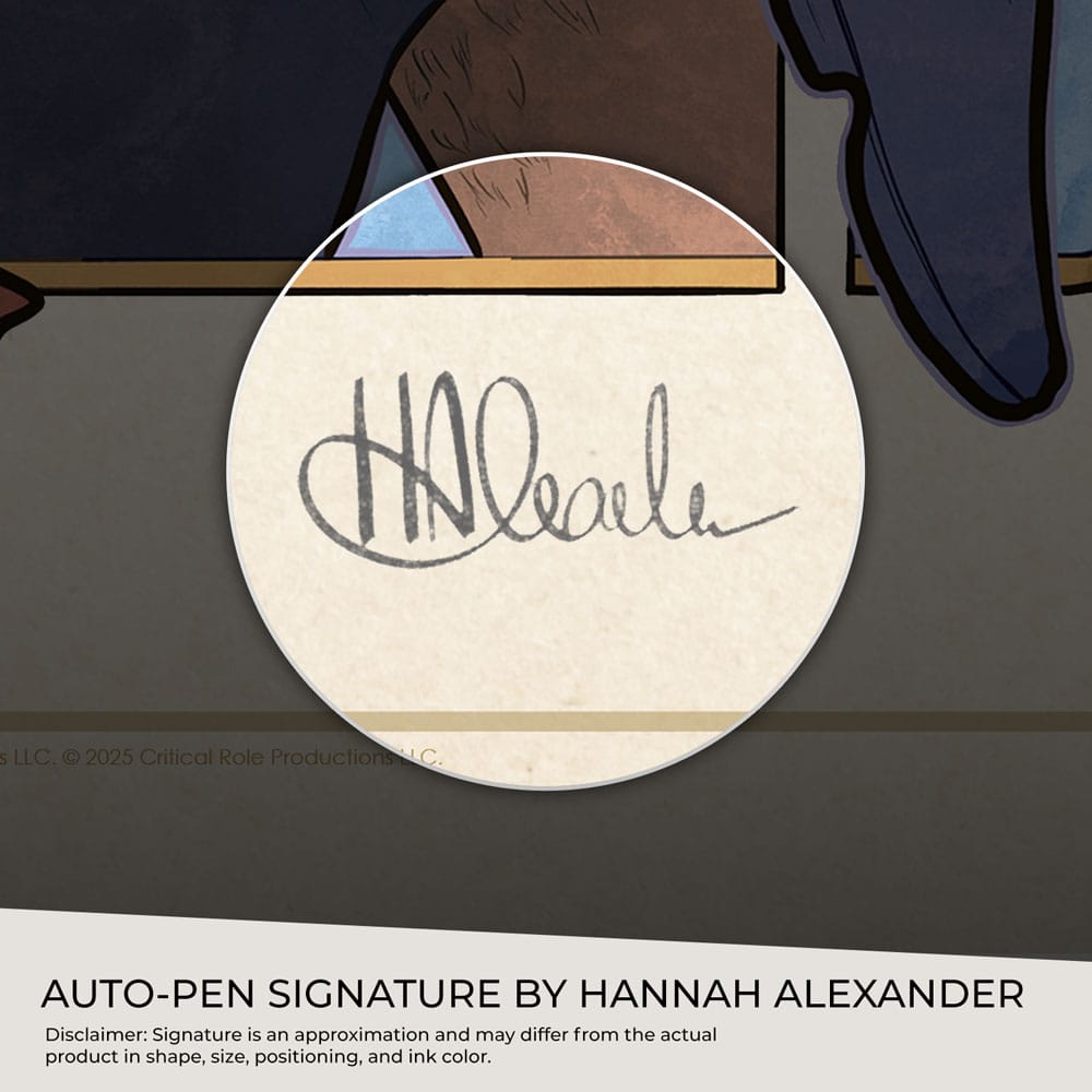 Critical Role impression Art Marisha Ray: 10th Anniversary Art Nouveau Illustrations 46 x 28 cm - non encadrée