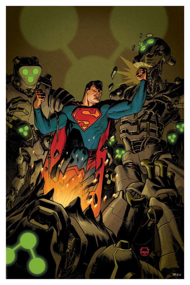 DC Comics impression Art Print Superman Space Age 61 x 41 cm - non encadrée