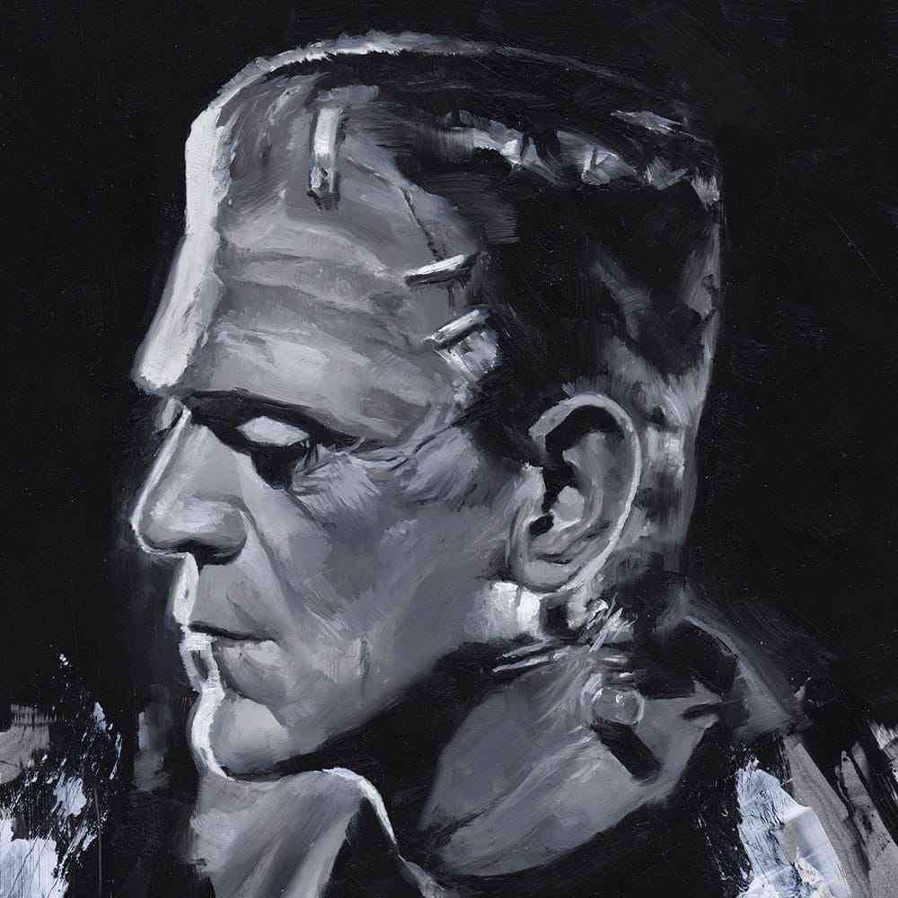 Frankenstein Art Print Frankenstein by Chris Valentine 41 x 31 cm - non encadrée