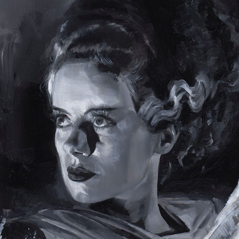 La Fiancée de Frankenstein Art Print Bride of Frankenstein by Chris Valentine 41 x 31 cm - non encadrée
