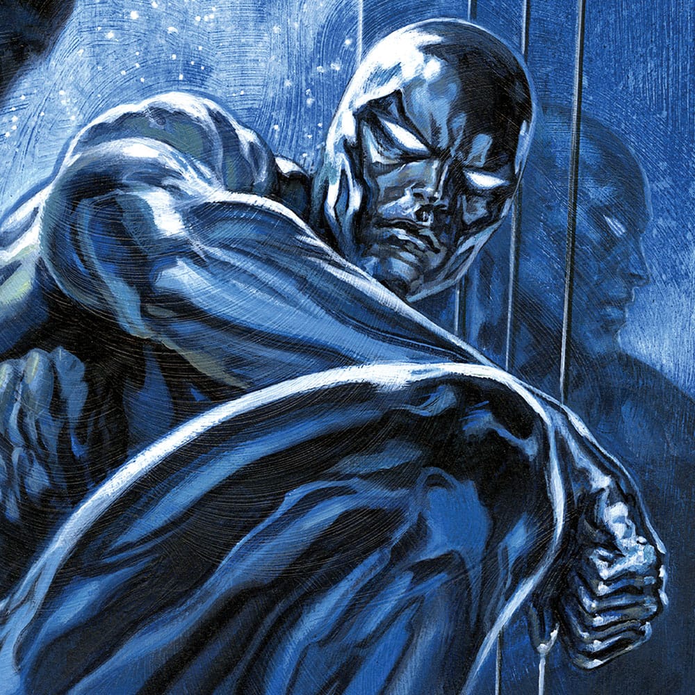 Marvel impression Art Print Silver Surfer: Ghost Light 61 x 41 cm - non encadrée