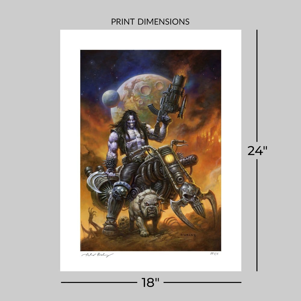 DC Comics impression Art Print Lobo™: The Main Man by Alex Horley 46 x 61 cm - non encadrée