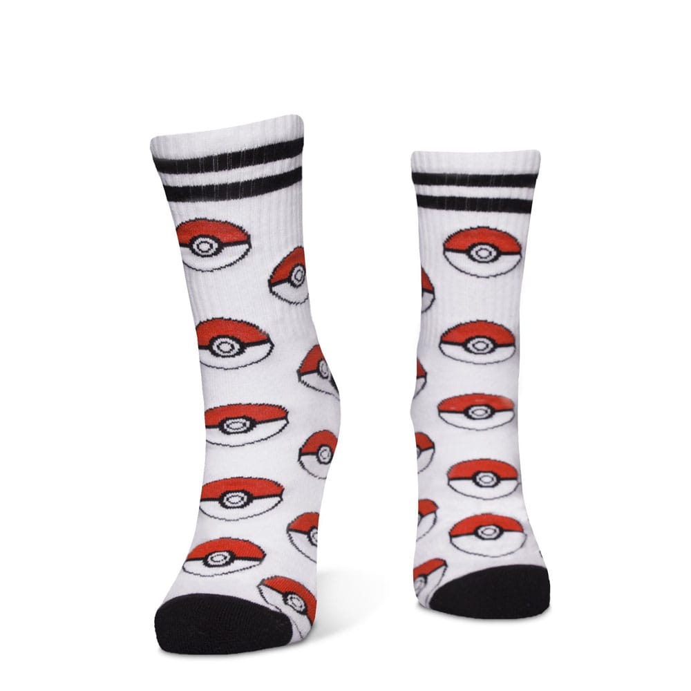 Pokémon pack 3 paires de chaussettes Pikachu Pokeball 39-42