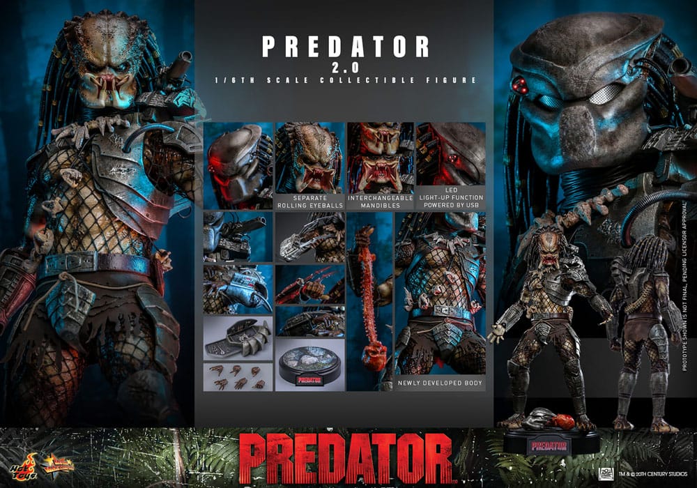 Predator figurine Movie Masterpiece 1/6 Predator (2.0) 34 cm