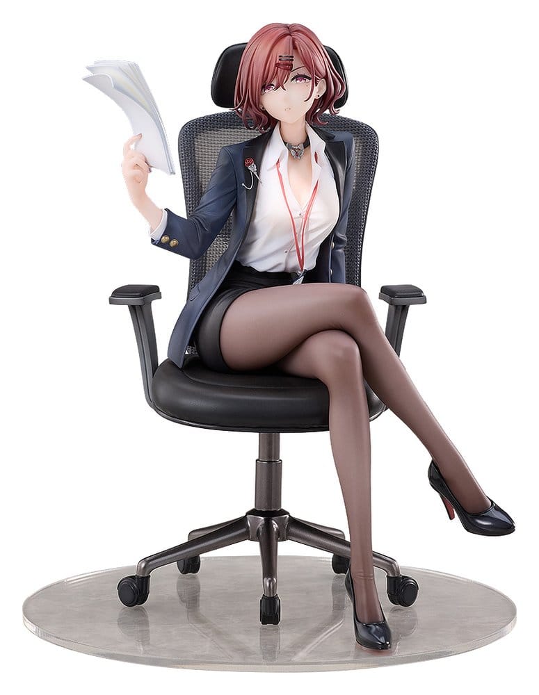 The Idolmaster Shiny Colors x Mahjong Soul figurine PVC 1/7 Madoka Higuchi Effortless Work Ver. 21 cm