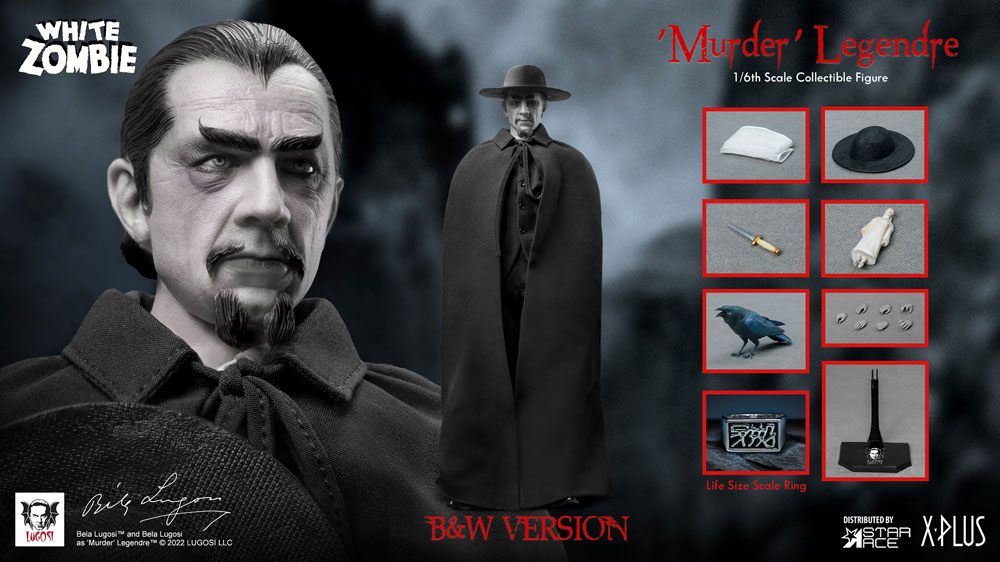 Les Morts-vivants My Favourite Movie figurine 1/6 Murder Legendre (Bela Lugosi) B&W Version 30 cm