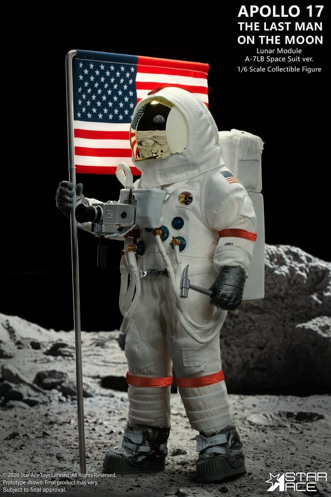 NASA Apollo 17 figurine 1/6 The Last Man on the Moon 30 cm