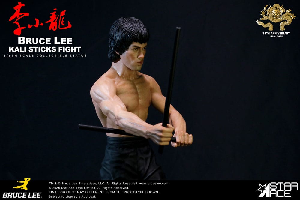 Opération Dragon My Favourite Movie statuette 1/6 Bruce Lee Kali Sticks Fight Deluxe Basement Version 30 cm