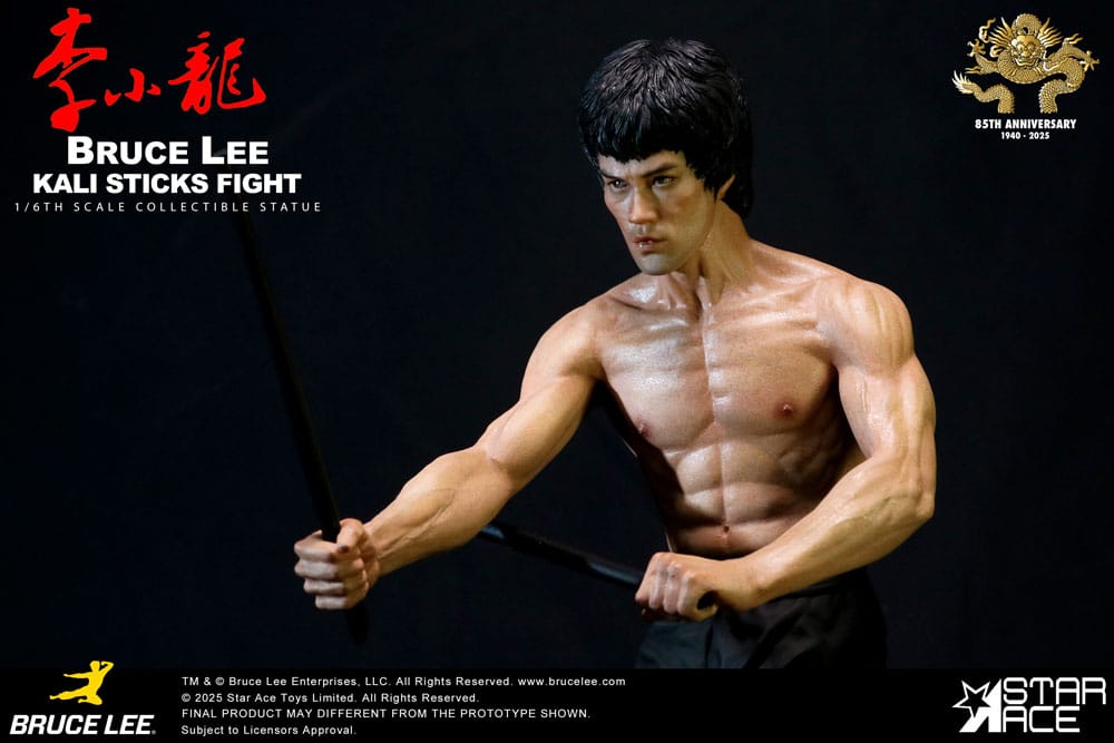 Opération Dragon My Favourite Movie statuette 1/6 Bruce Lee Kali Sticks Fight Deluxe Basement Version 30 cm
