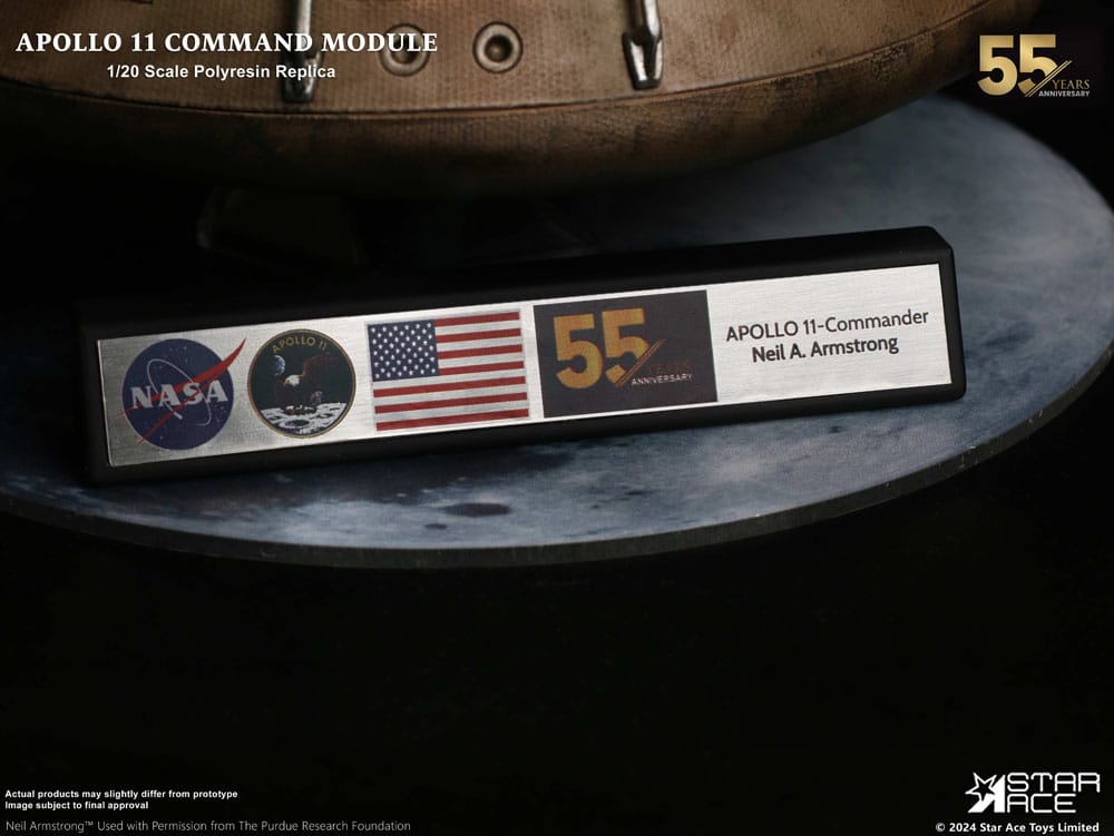 Apollo 11 réplique 1/20 Command Module (DX) 20 cm