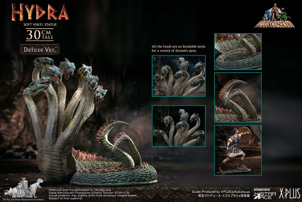Jason et les argonautes statuette Soft Vinyl Hydra Deluxe Version 30 cm