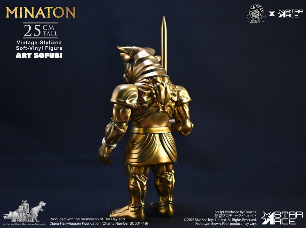 Ray Harryhausen statuette Soft Vinyl Minaton Vintage-Style 25 cm