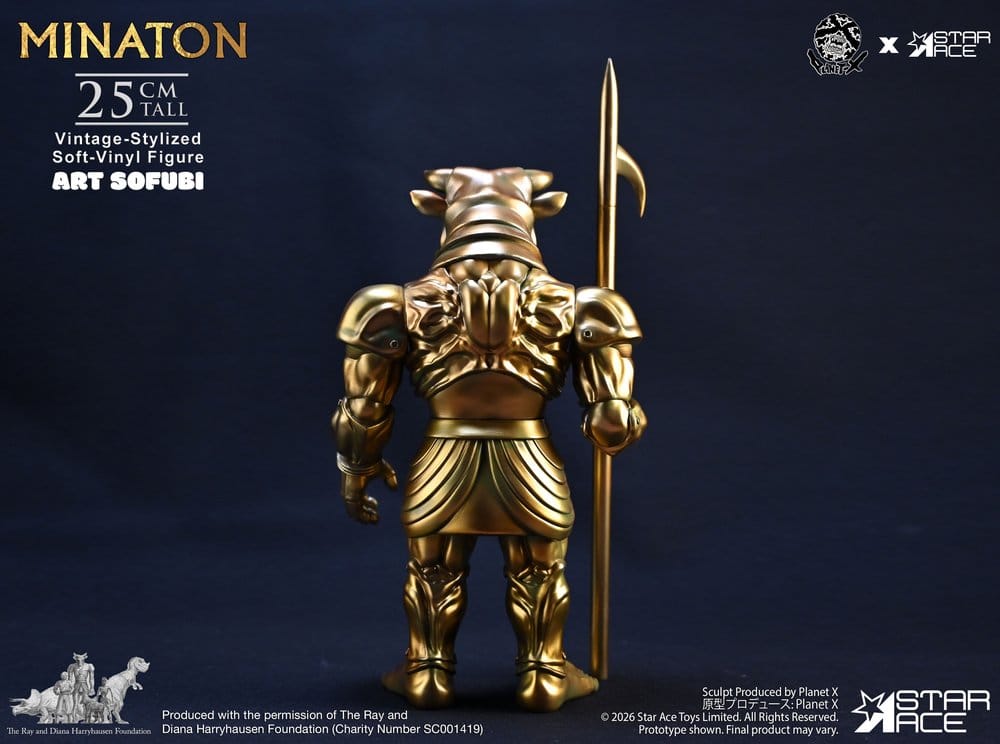 Ray Harryhausen statuette Soft Vinyl Minaton Vintage-Style 25 cm