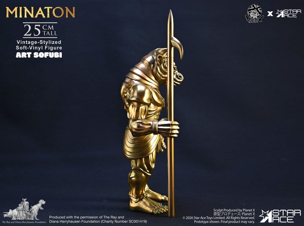 Ray Harryhausen statuette Soft Vinyl Minaton Vintage-Style 25 cm