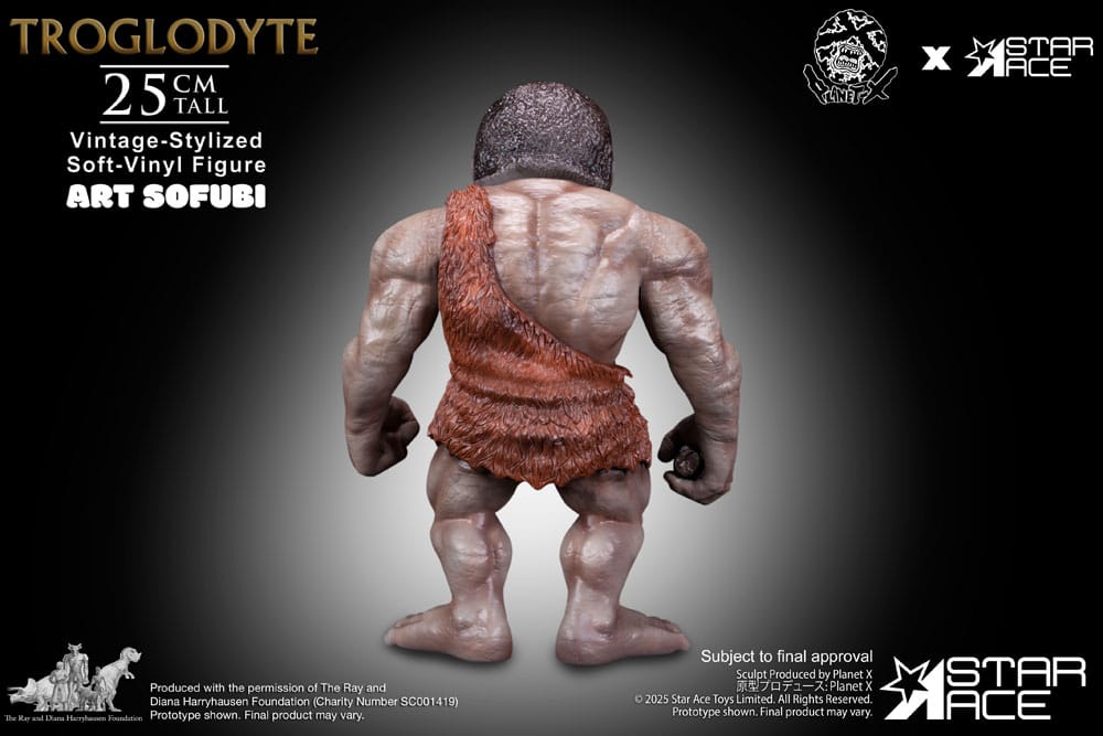 Ray Harryhausen statuette Soft Vinyl Troglodyte (Vintage-Style) 25 cm