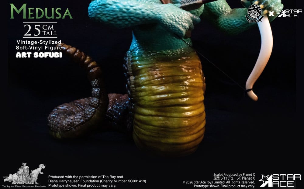 Ray Harryhausen statuette Soft Vinyl Medusa Vintage-Style 25 cm