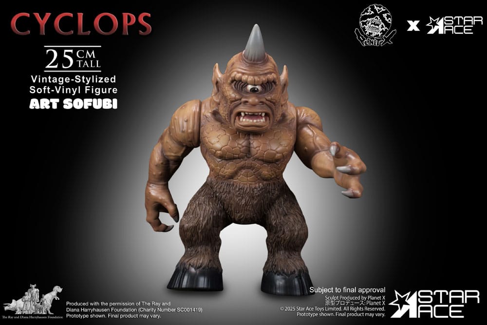 Ray Harryhausen statuette Soft Vinyl Cyclops (Vintage-Style) 25 cm
