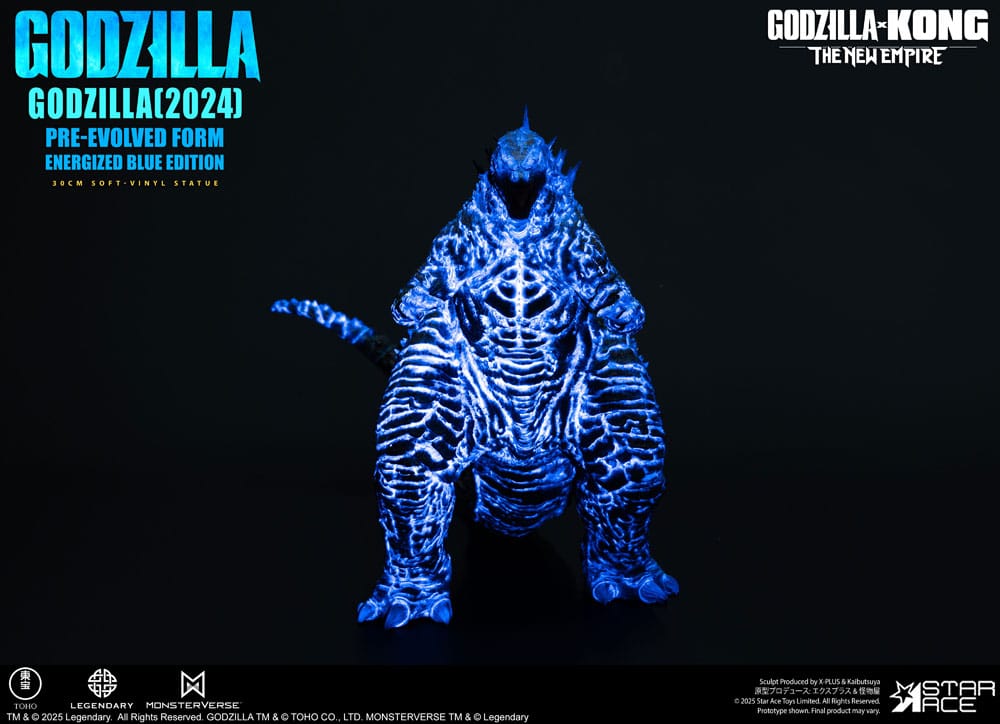 Godzilla vs. Kong: The New Empire statuette Soft Vinyl Godzilla (2024) Evolved Blue Edition 28 cm