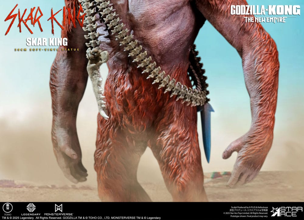 Godzilla vs. Kong: The New Empire statuette Soft Vinyl Skar King Unleash the Titan 30 cm
