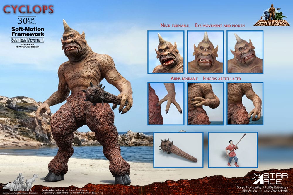 Ray Harryhausen statuette Soft-Motion Series Cyclops 30 cm