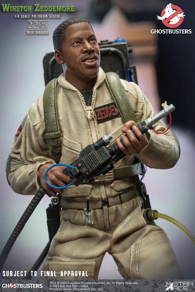 Ghostbusters statuette 1/8 Winston Zeddemore 22 cm