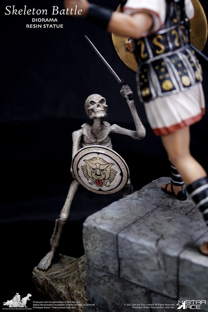 Ray Harryhausen statuette 1/8 Skeleton Battle Scene 30 cm