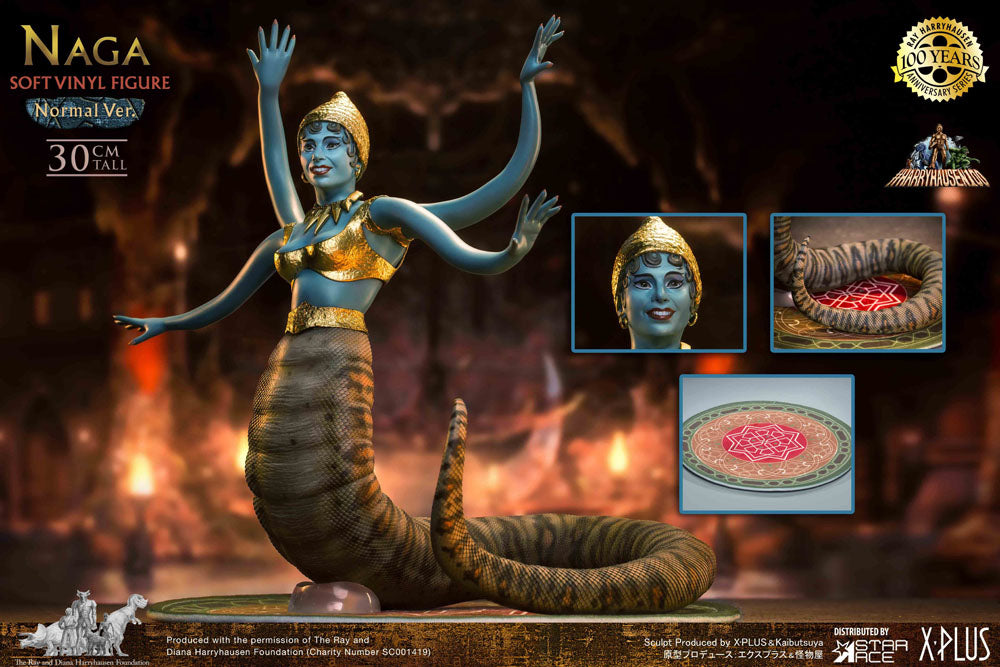 Le Septième Voyage de Sinbad statuette Soft Vinyl Ray Harryhausen's Naga (Snake Woman) 31 cm