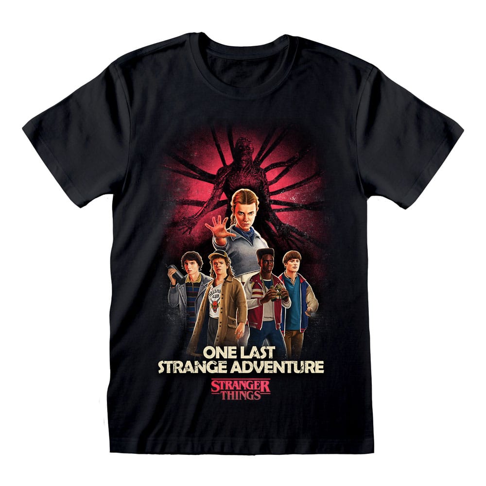 Stranger Things T-Shirt Group Artwork One Last Strange Adventure Colour (M)