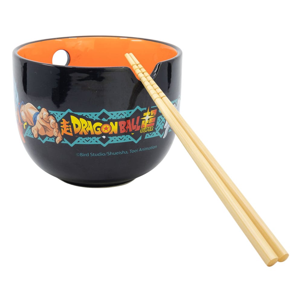 Dragon Ball Super - Bol à ramen avec baguettes Super Saiyan Blue Goku et Vegeta
