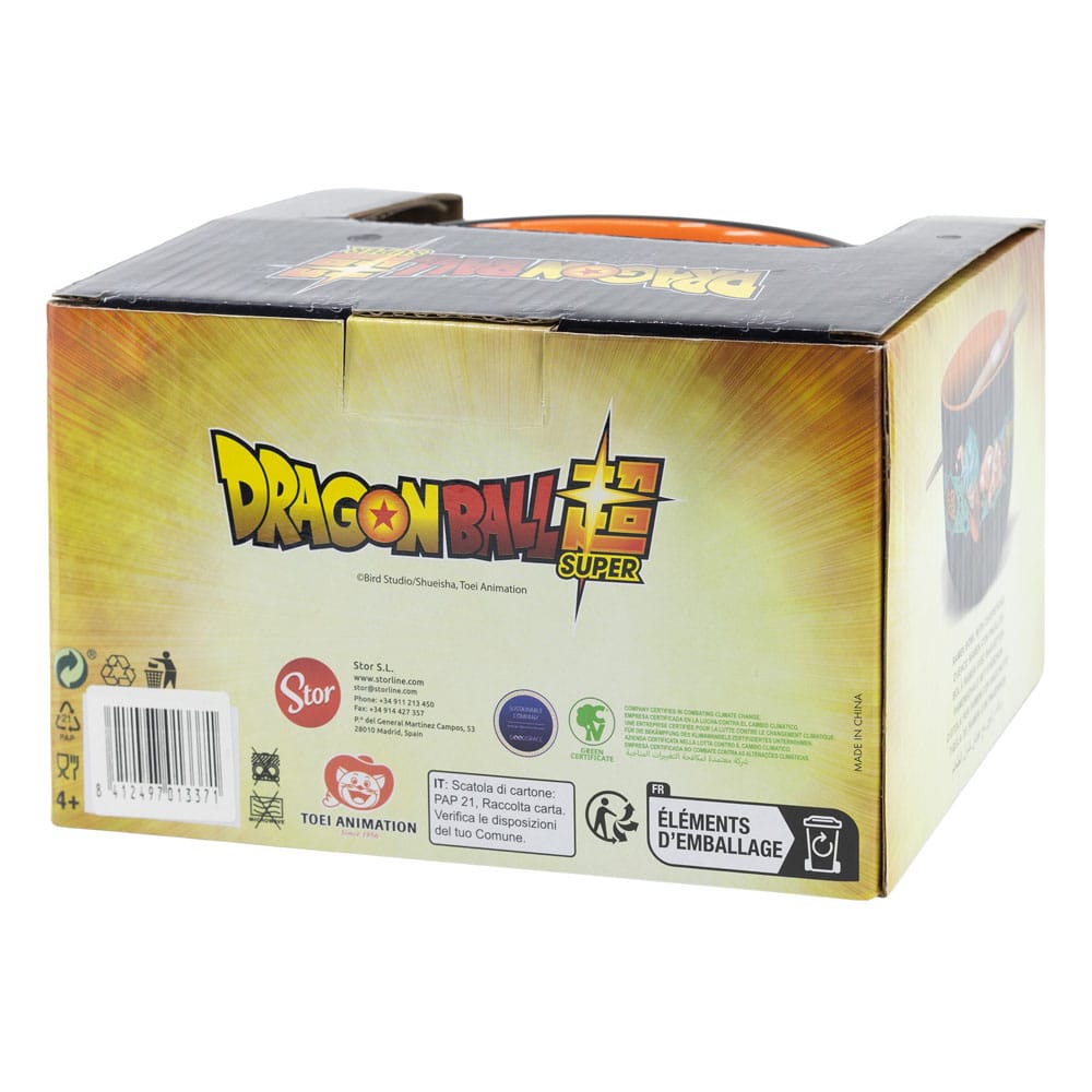 Dragon Ball Super - Bol à ramen avec baguettes Super Saiyan Blue Goku et Vegeta